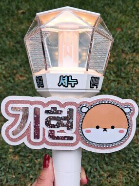 KIHYUN MONSTA X Lightstick Sign Mondoongie Decoration Name Banner NEW Handmade